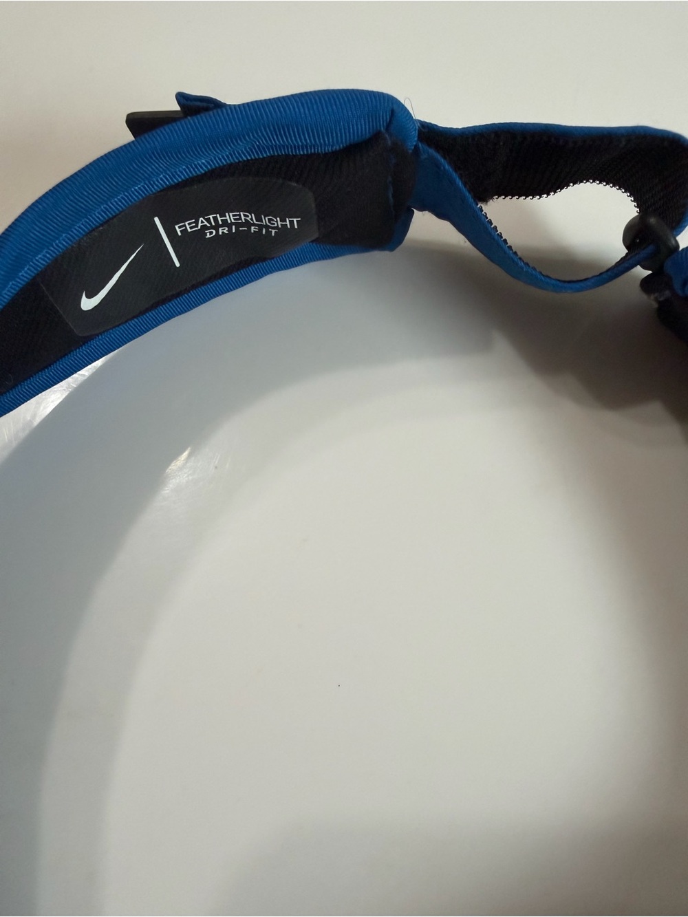 Nike Blue and Black Featherlight Dri-FIT Visor - Picture 3 of 5